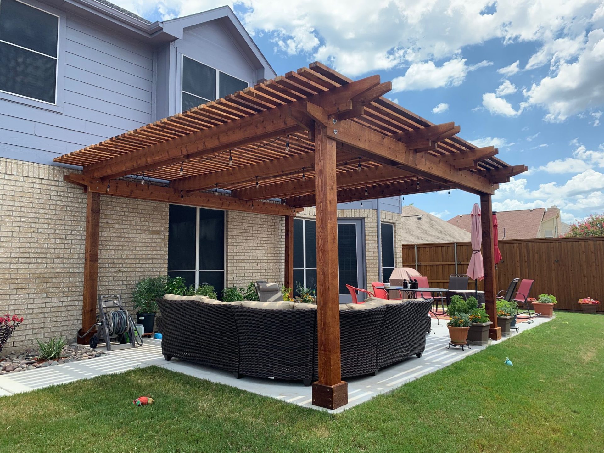 After Patio pergola -resized